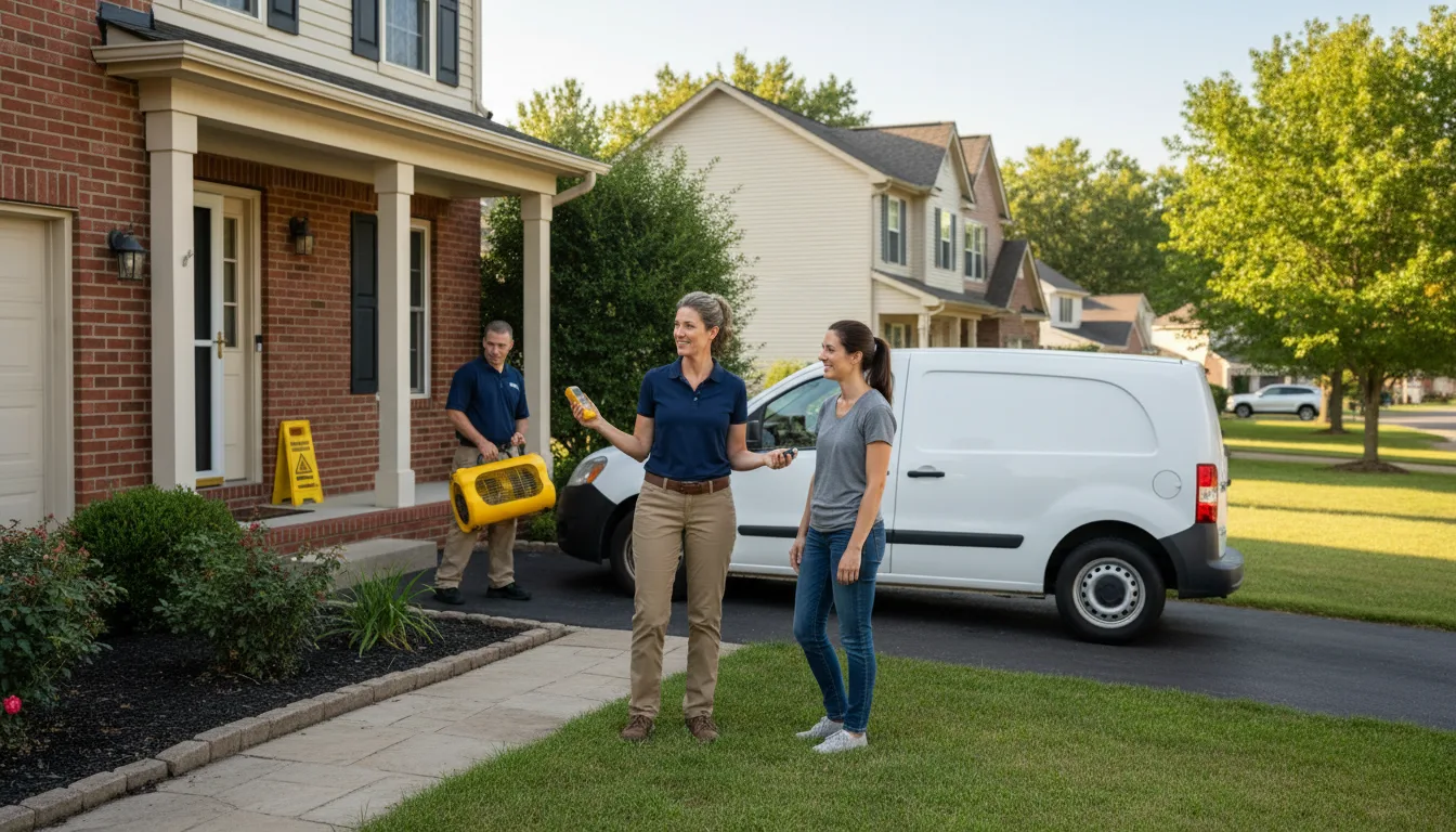 Water restoration image for Flood Water Cleanup, Removal And Restoration Services in Sudlersville, MD